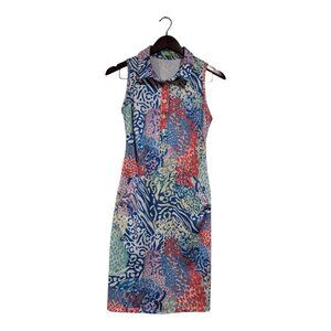 Tee2 Sea Sleeveless Dress Women's XS Comfort Beach Golf Travel Holiday Colorful